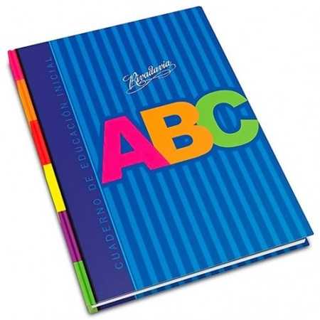 [1109701] CUADERNO RIVADAVIA ABC EDUCACION INICIAL 19X24 CM 42 HOJAS (225024) T/DURA