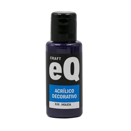 [L73797] ACRILICO DECORATIVO EQ ARTE VIOLETA 50 CC (510)
