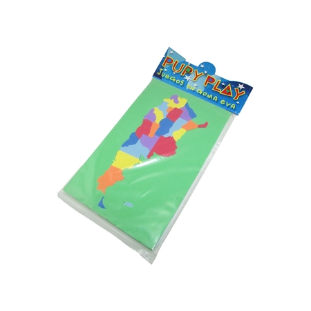 ENCASTRE MAPA ARGENTINA GOMA EVA (32304) BOLSA