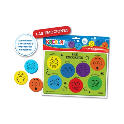 [82338] ENCASTRE KREKER EMOCIONES GOMA EVA (310)
