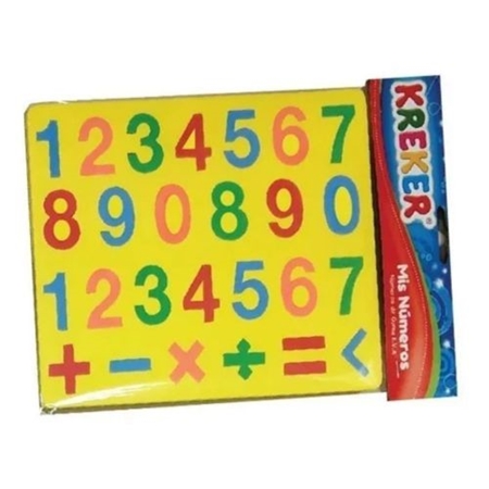 [80408] ENCASTRE DIDACTICO KREKER NUMEROS GOMA EVA