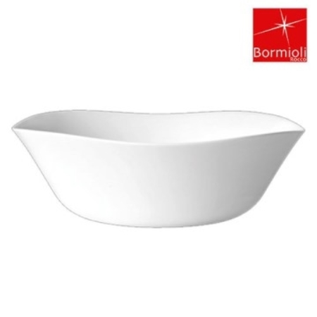 [81391] ENSALADERA CERAMICA BLANCA (C3377) 20 CM