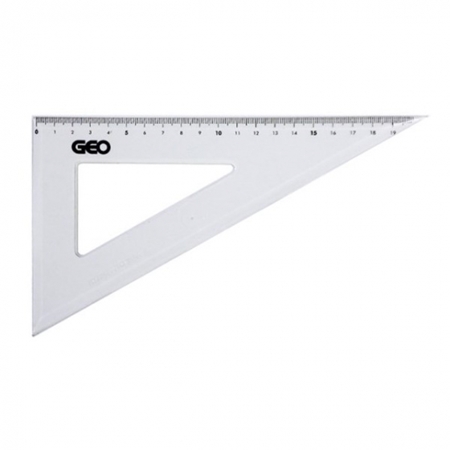 [304634] ESCUADRA GEO 60° 20 CM