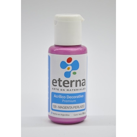 [300117-11] ACRILICO DECORATIVO ETERNA MAGENTA PERLADO 50 CC (129)