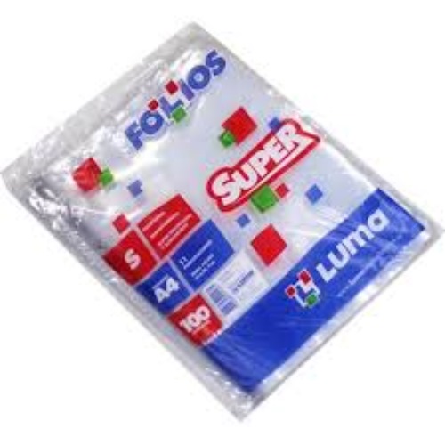 [309304] FOLIOS LUMA SUPER A4 1 UNID.