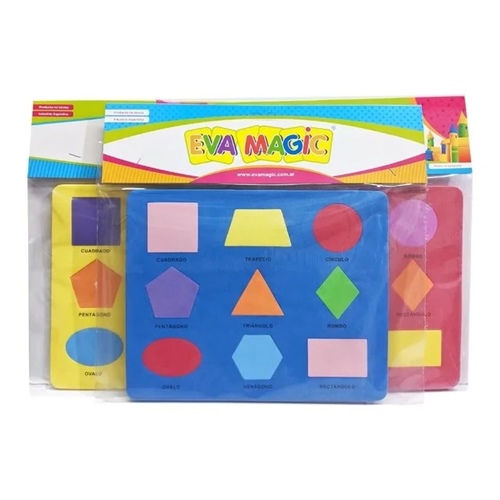 [306636] FORMAS GOMA EVA MAGIC GEOMETRICAS 9 UNID. (1410)