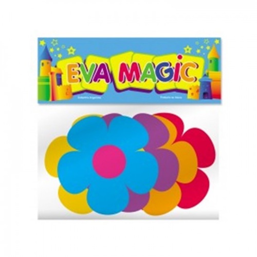 [306647] FORMAS GOMA EVA MAGIC FLORES GRANDES 5 UNID. (8200)