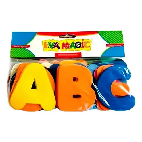 [306652] FORMAS GOMA EVA MAGIC LETRAS NUMEROS 50 PIEZAS (1003/4)