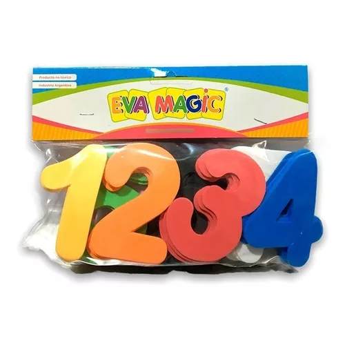 [306669] FORMAS GOMA EVA MAGIC NUMEROS GIGANTES 10 UNID. (4502)