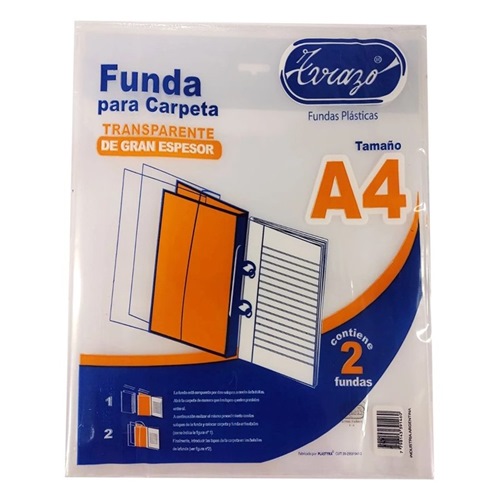 [309357] FUNDA PARA CARPETA TRAZO A4 1 UNID.