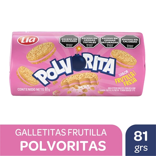 GALLETAS POLVORITA FRUTILLA 81 GR