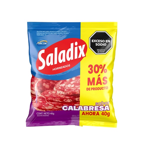 GALLETAS SALADIX CALABRESA 30 GR