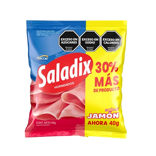 GALLETAS SALADIX JAMON 30 GR
