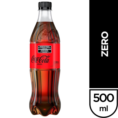 GASEOSA COCA COLA ZERO 500 CC