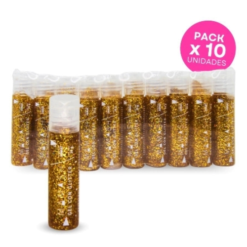 [7798145329904] GEL CORPORAL MAMASH GLITTER ORO (711-4)
