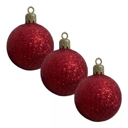 [112.6011] GLOBO NAVIDEÑO N°5 3 UNID. (6011-502) BOLSA