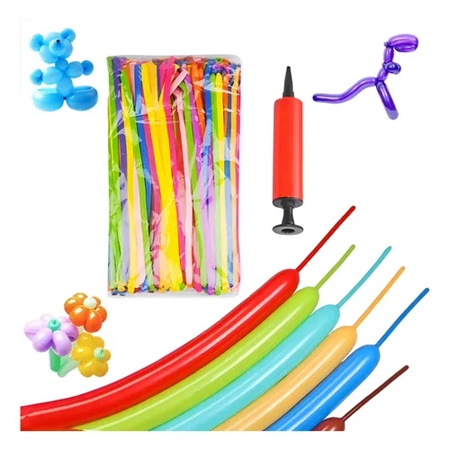 [04303] GLOBOS GLOBOLOGIA CON INFALDOR 21 PIEZAS