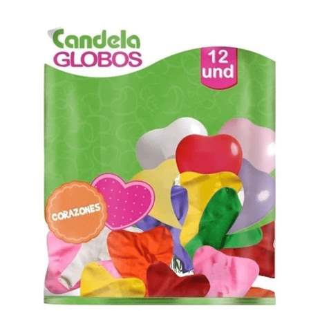 [7798130954104] GLOBOS CANDELA 12 UNID.