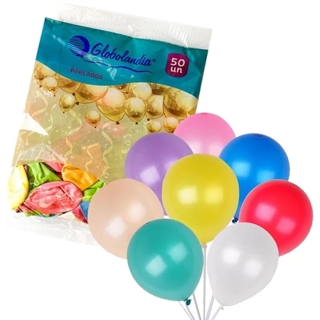 [310026] GLOBOS GLOBOLANDIA 12" PERLADOS 1 UNID.