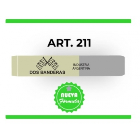 [305023] GOMA DE BORRAR DOS BANDERAS LAPIZ TINTA BLANCO / GRIS