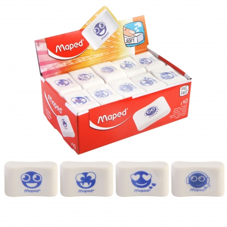 GOMA DE BORRAR MAPED ESSENTIALS SOFT BLANCO