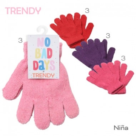 [T73691-1] GUANTES INFANTIL LISO / ESTAMPADO (RJ2221/R2228)