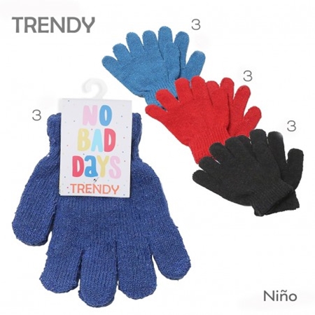 GUANTES INFANTIL LISO / ESTAMPADO (RJ2221/R2228)