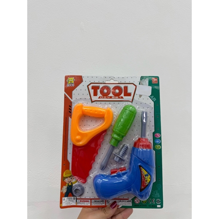 [J75674-1] HERRAMIENTAS JUGUETE COOLDEY TOOL DIY SET 5 PIEZAS BLISTER