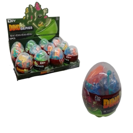 [7450077138565] HUEVO SORPRESA DINOSAURIO PARA ARMAR (54313)