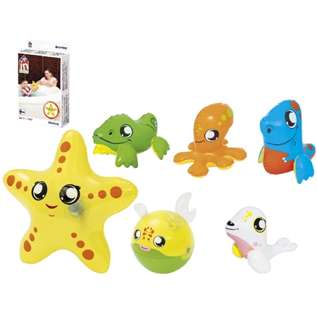 [I55155] INFLABLE BESTWAY PUFFY PALS ANIMALITOS 22 CM CAJA
