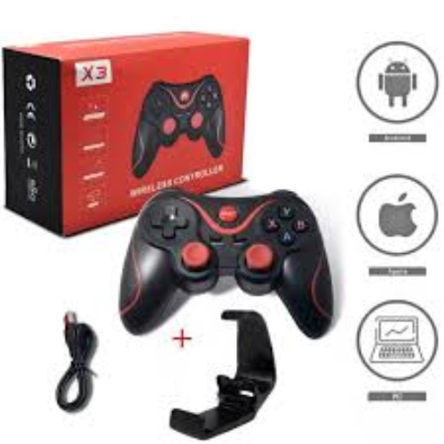 [IKX3] JOYSTICK GAMEPAD X3 BLUETOOTH CON SOPORTE PARA CELULAR