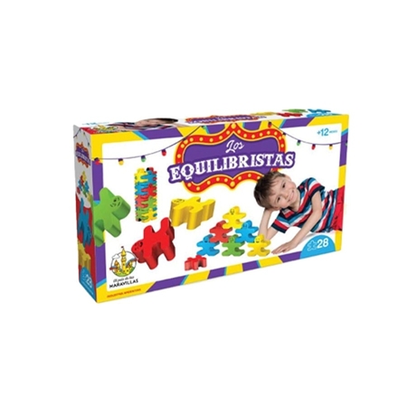 JUEGO APILABLE EQUILIBRISTAS 28 PIEZAS (0282) CAJA