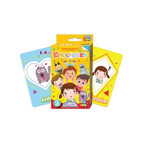 [55408] JUEGO CARTAS SCHOOL FUN EMOCIONES