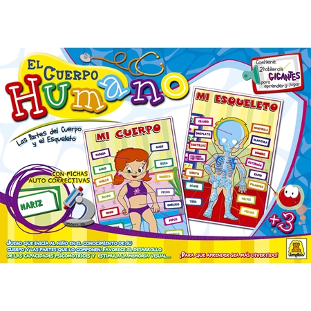 JUEGO DIDACTICO IMPLAS EL CUERPO HUMANO (350)