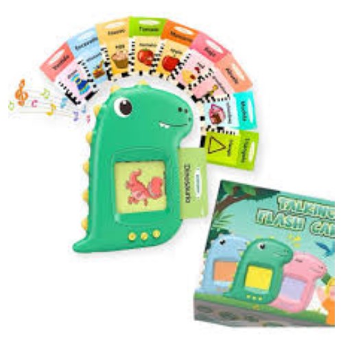 [ACC-0025] JUEGO DIDACTICO DINOSAURIO 224 TARJETAS DE APRENDIZAJE (TK0025)