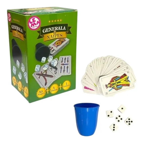 JUEGO GENERALA LEMA CON NAIPES