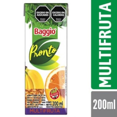 JUGO BAGGIO MULTIFRUTAL 200 CC