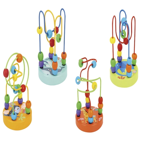 [6972633370994] LABERINTO TOOKY TOY MINI BREAD COASTER MADERA (TF-420)