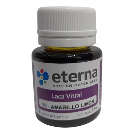 [300127-2] LACA VITRAL ETERNA AMARILLO LIMON 30 CC