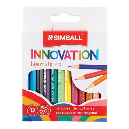 LAPICES DE COLOR SIMBALL INNOVATION CORTO 12 UNID. (0215019912)