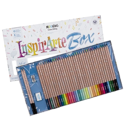 [78447] LAPICES DE COLOR MOOVING INSPIRATE BOX 40 UNID. (3019940)