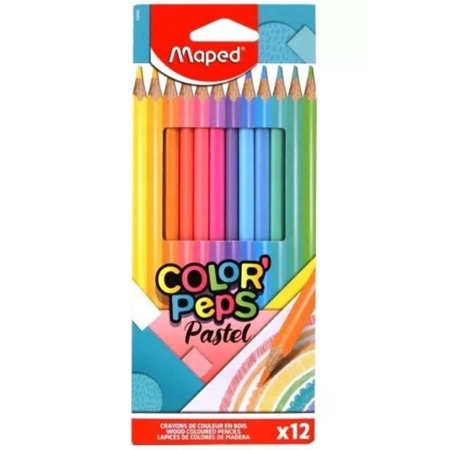 [3154148320692] LAPICES DE COLOR MAPED PASTEL 12 UNID.
