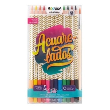 [503517705] LAPICES DE COLOR MOOVING ACUARELABLES 12 UNID. (3011812)