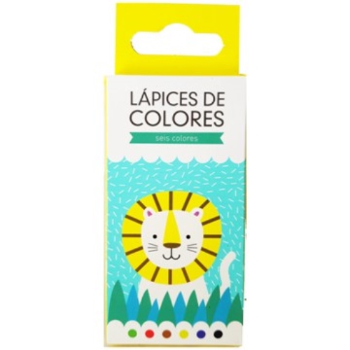 LAPICES DE COLOR SP CORTO 6 UNID.
