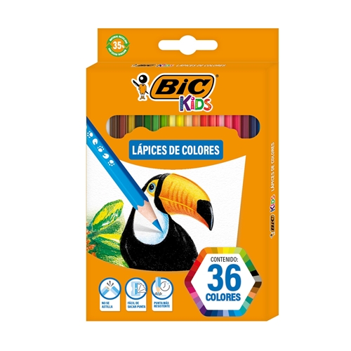 [303222] LAPICES DE COLOR BIC COLOR FLEX 36 UNID.