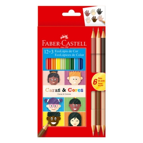[303200] LAPICES DE COLOR FABER-CASTEL LARGOS 12 UNID.