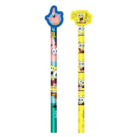 [L56295-5] LAPIZ GRAFITO CRESKO BOB ESPONJA CON GOMA (BJ410)