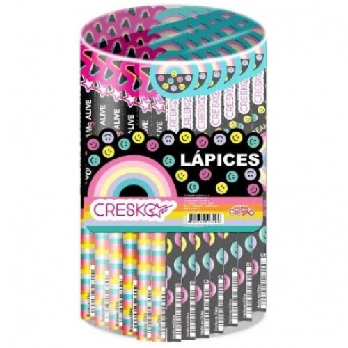 [303244-3] LAPIZ GRAFITO CRESKO SMILE CON GOMA (CK647)