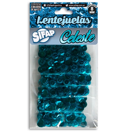 [300006] LENTEJUELAS SIFAP CELESTE (86776)