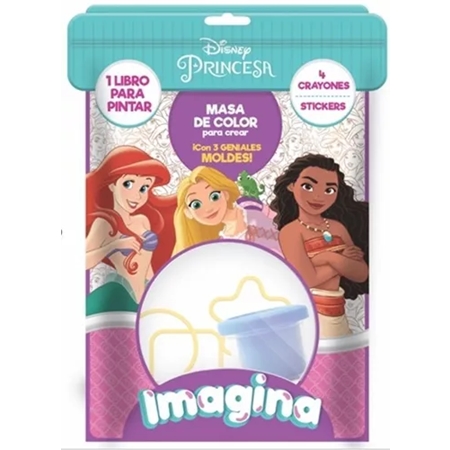 LIBRO VERTICE IMAGINA CON MASA, CRAYONES Y STICKERS